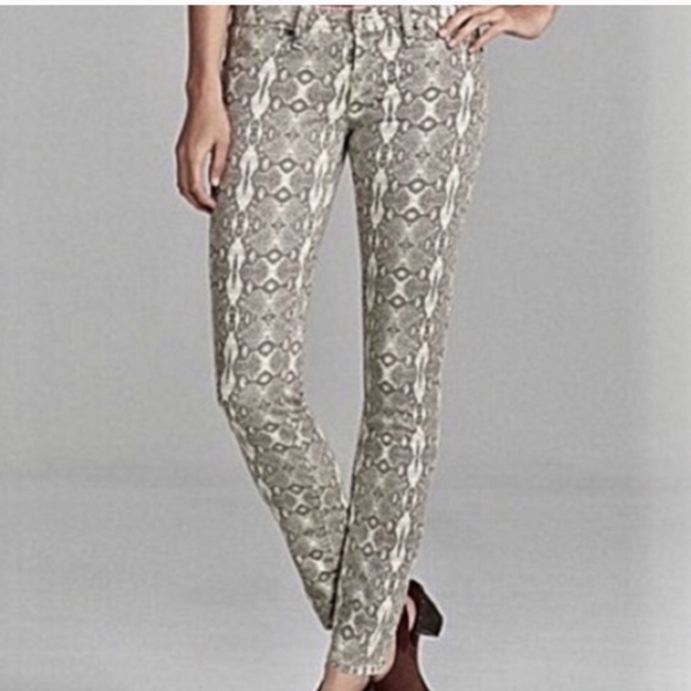 Chelsea and Violet snake print pants